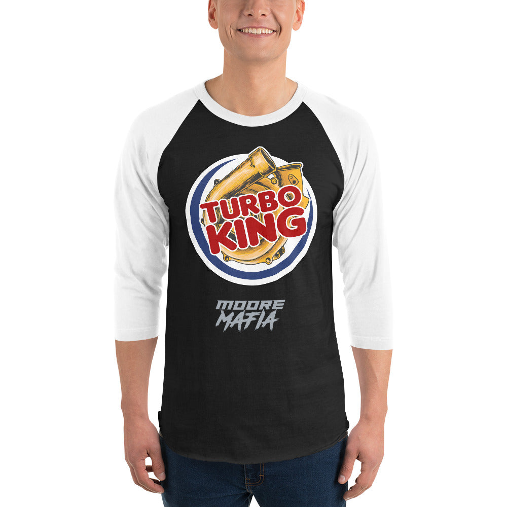 Turbo King 3/4 Sleeve Raglan Shirt