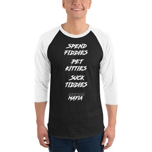 Fiddies 3/4 Sleeve Raglan Shirt