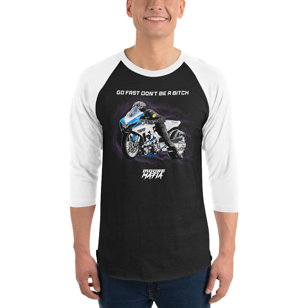 Go Fast 3/4 Sleeve Raglan Shirt