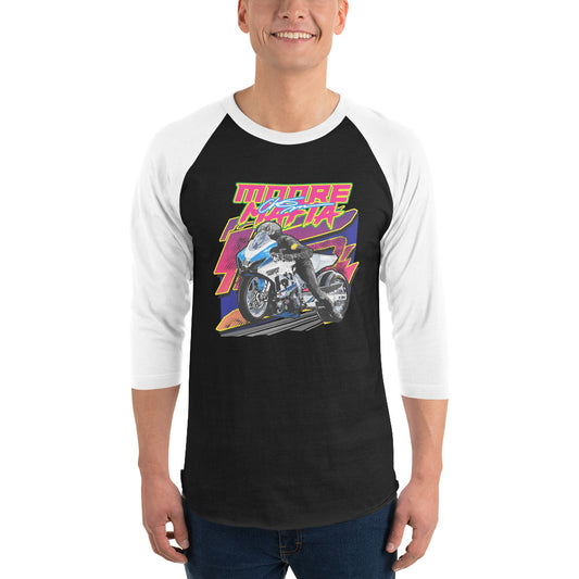 Neon 3/4 Sleeve Raglan Shirt