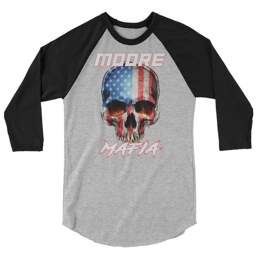 Skull Flag 3/4 Sleeve Raglan Shirt