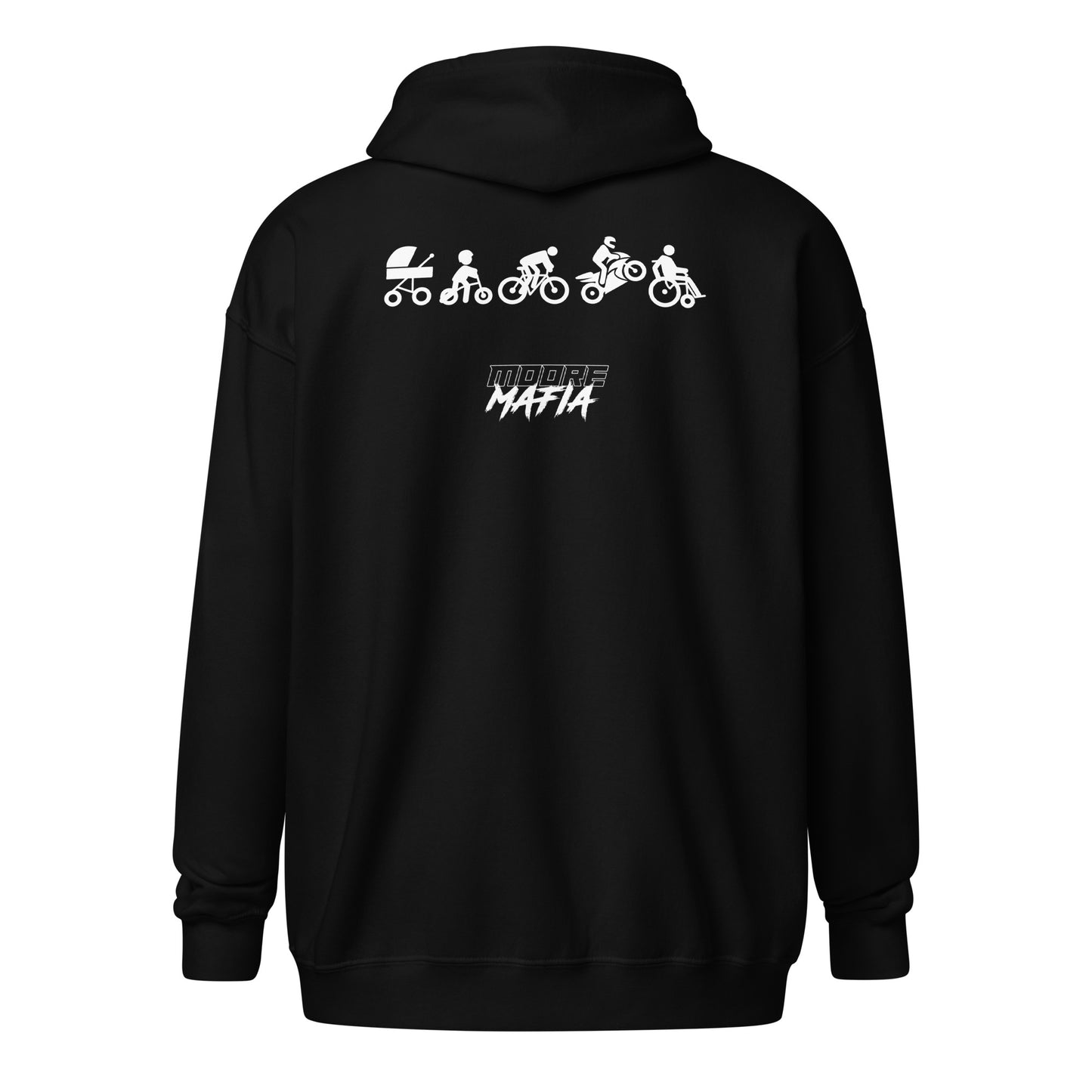 Wheels For Life Unisex Zip Hoodie