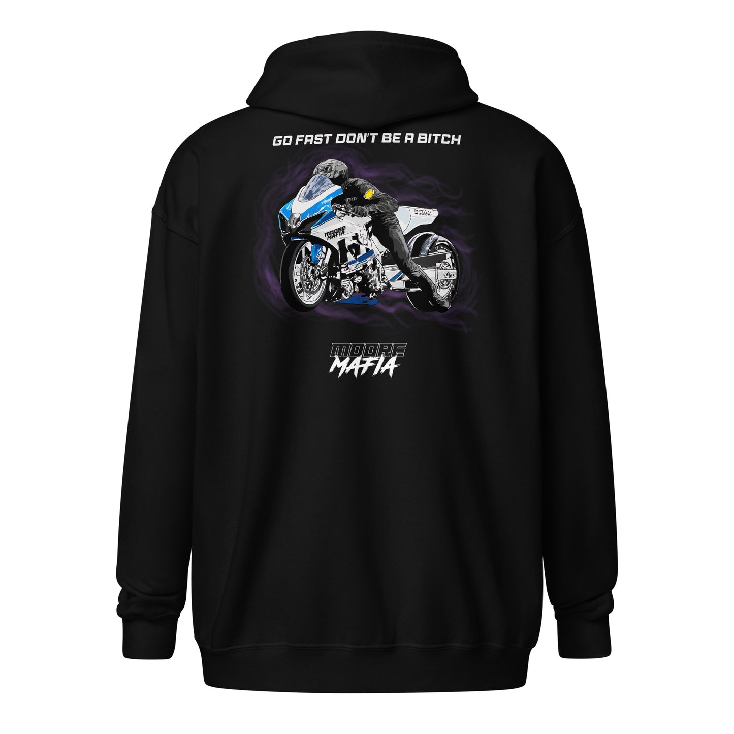 Go Fast Unisex Zip Hoodie