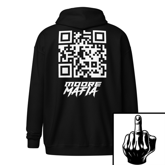 QR Unisex Zip Hoodie