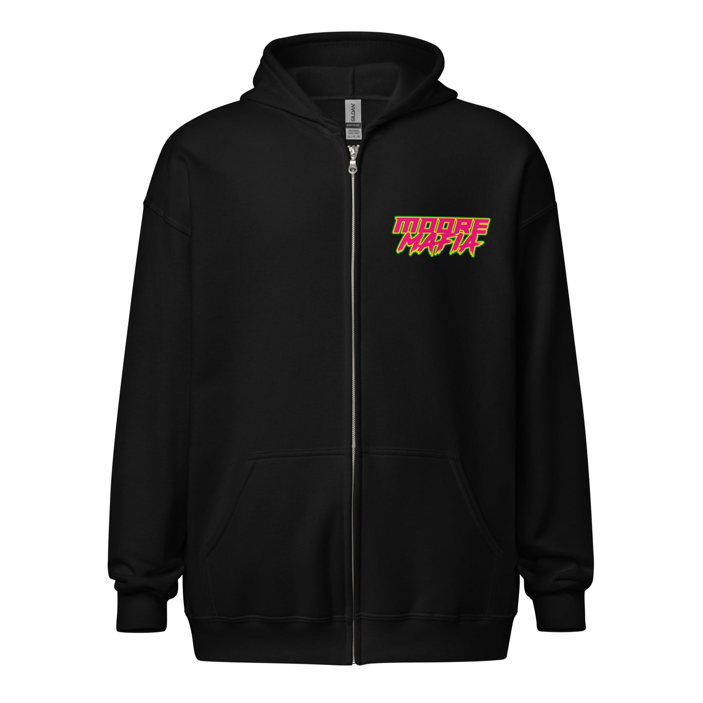 Neon Unisex Zip Hoodie