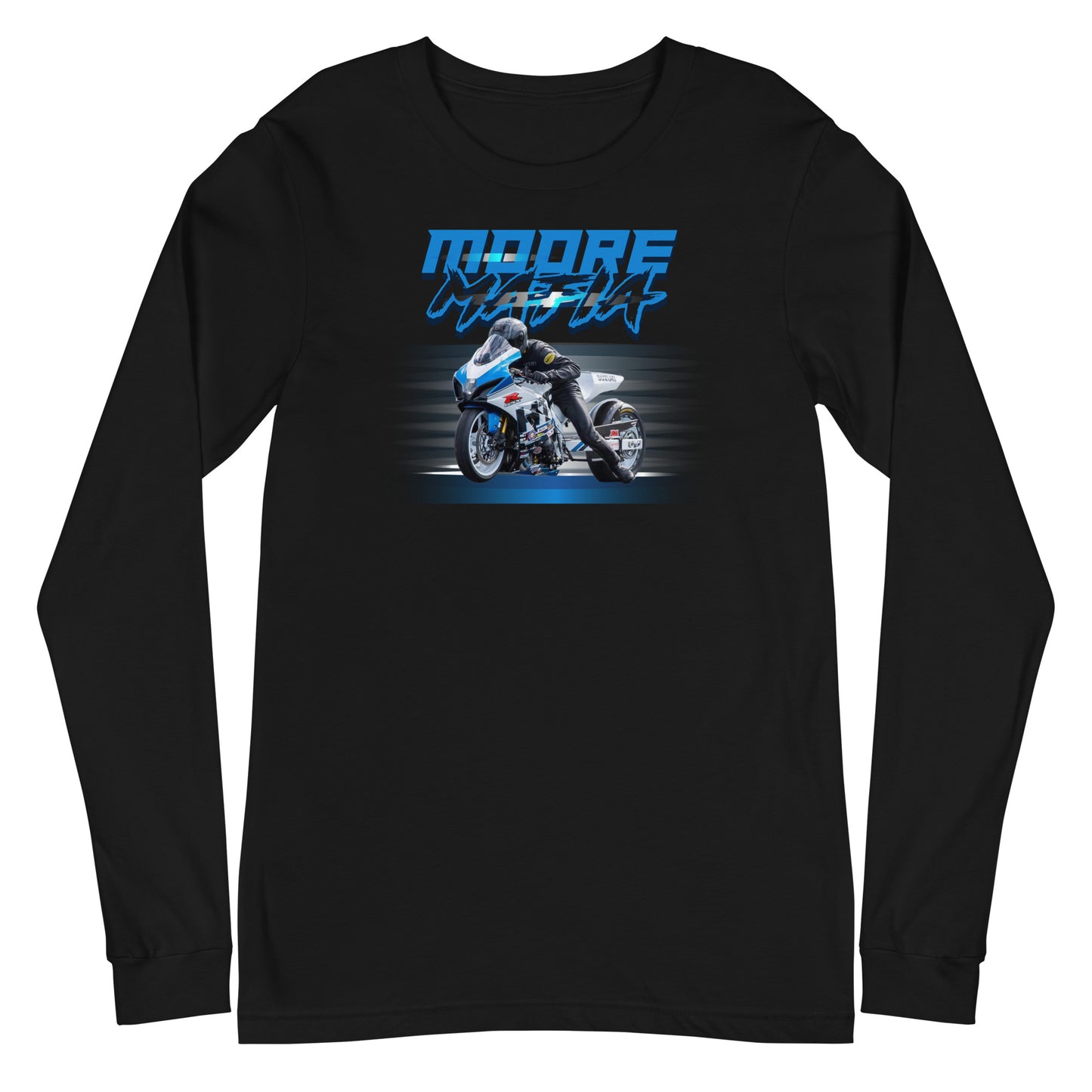 Moore Mafia Blue Unisex Long Sleeve Tee