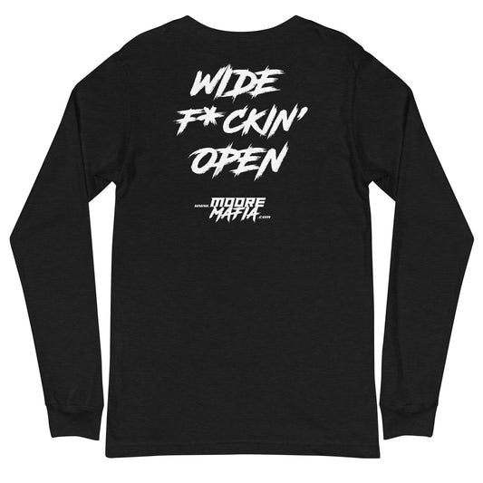 Wide F*ckin' Open Unisex Long Sleeve Tee