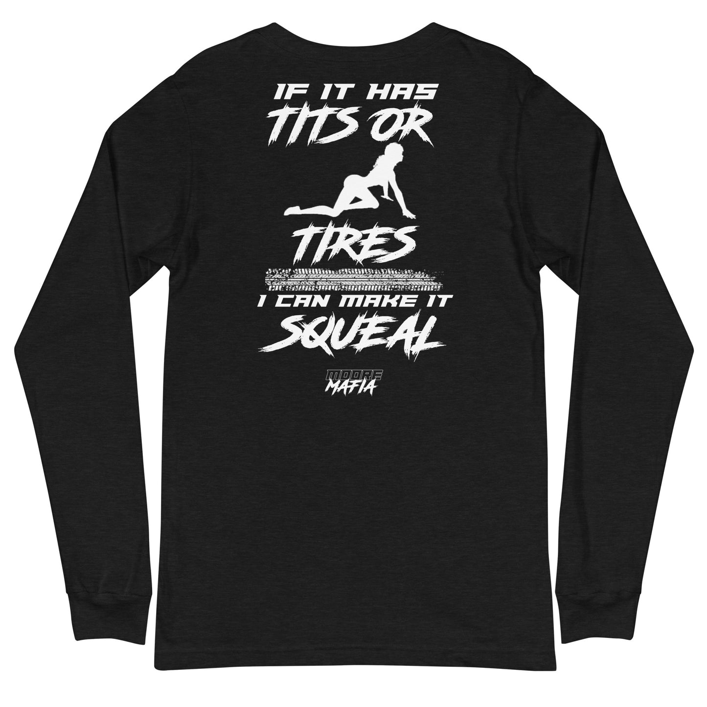 Tits Or Tires Unisex Long Sleeve Tee