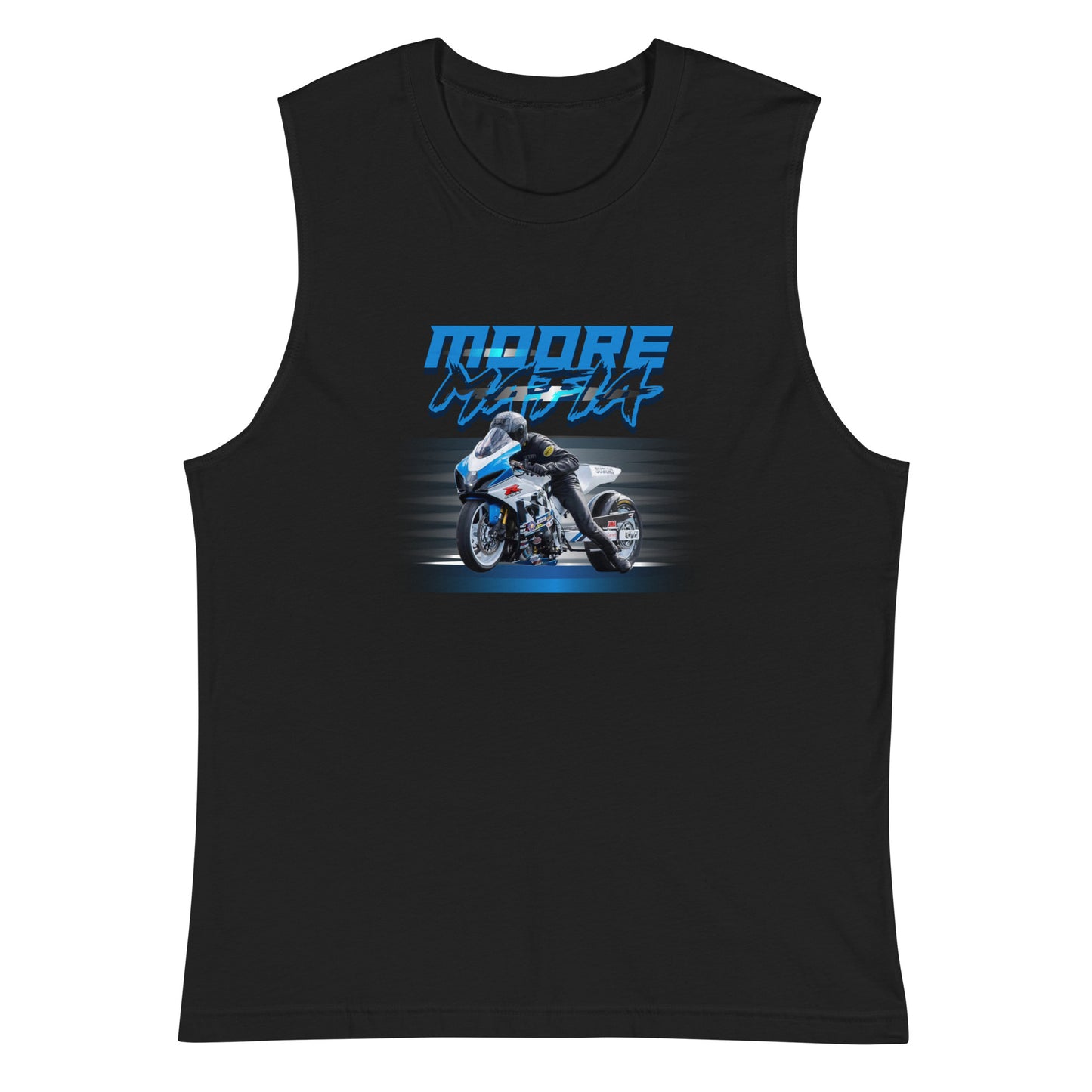 Moore Mafia Blue Muscle Shirt