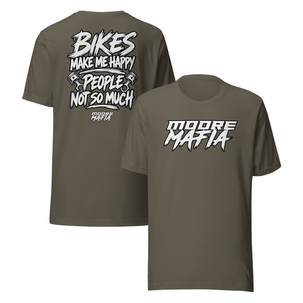 Bikes Make Me Happy People Not So Much Unisex T-Shirt ***35,000 BONUS ENTRIES *** ENDS 5PM EST 10/18/2026