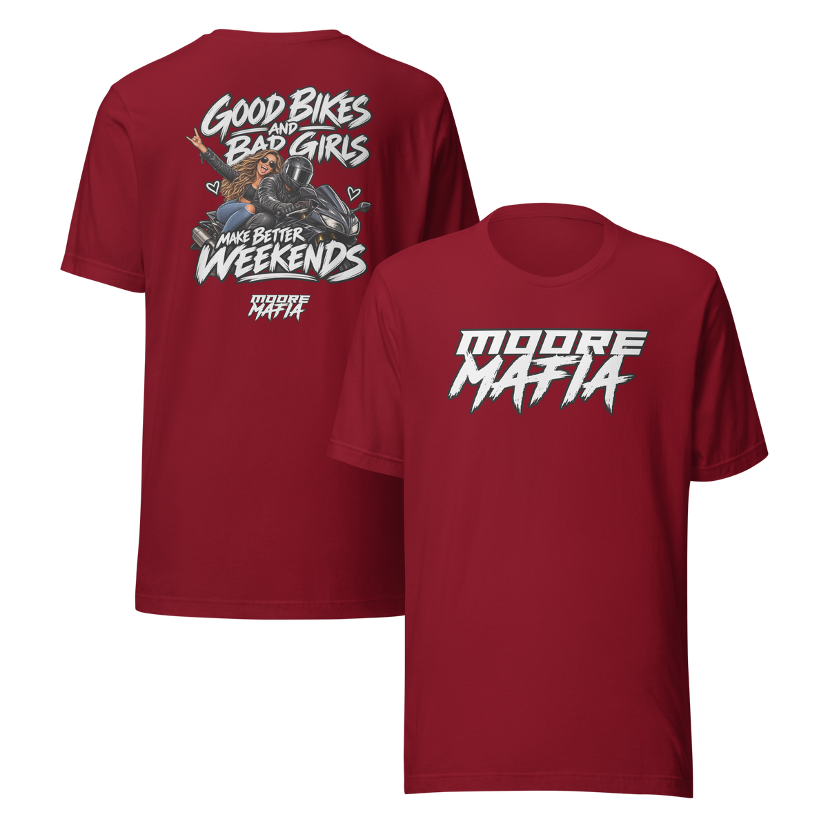 Good Bikes And Bad Girls Version 1 Unisex T-Shirt ***35,000 BONUS ENTRIES *** ENDS 5PM EST 10/18/2026