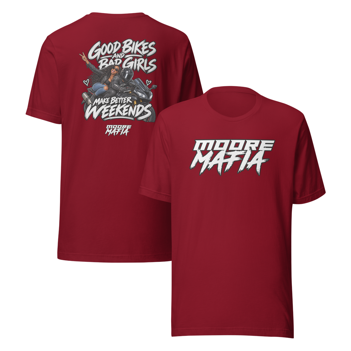 Good Bikes And Bad Girls Version 2 Unisex T-Shirt ***35,000 BONUS ENTRIES *** ENDS 5PM EST 10/16/2026