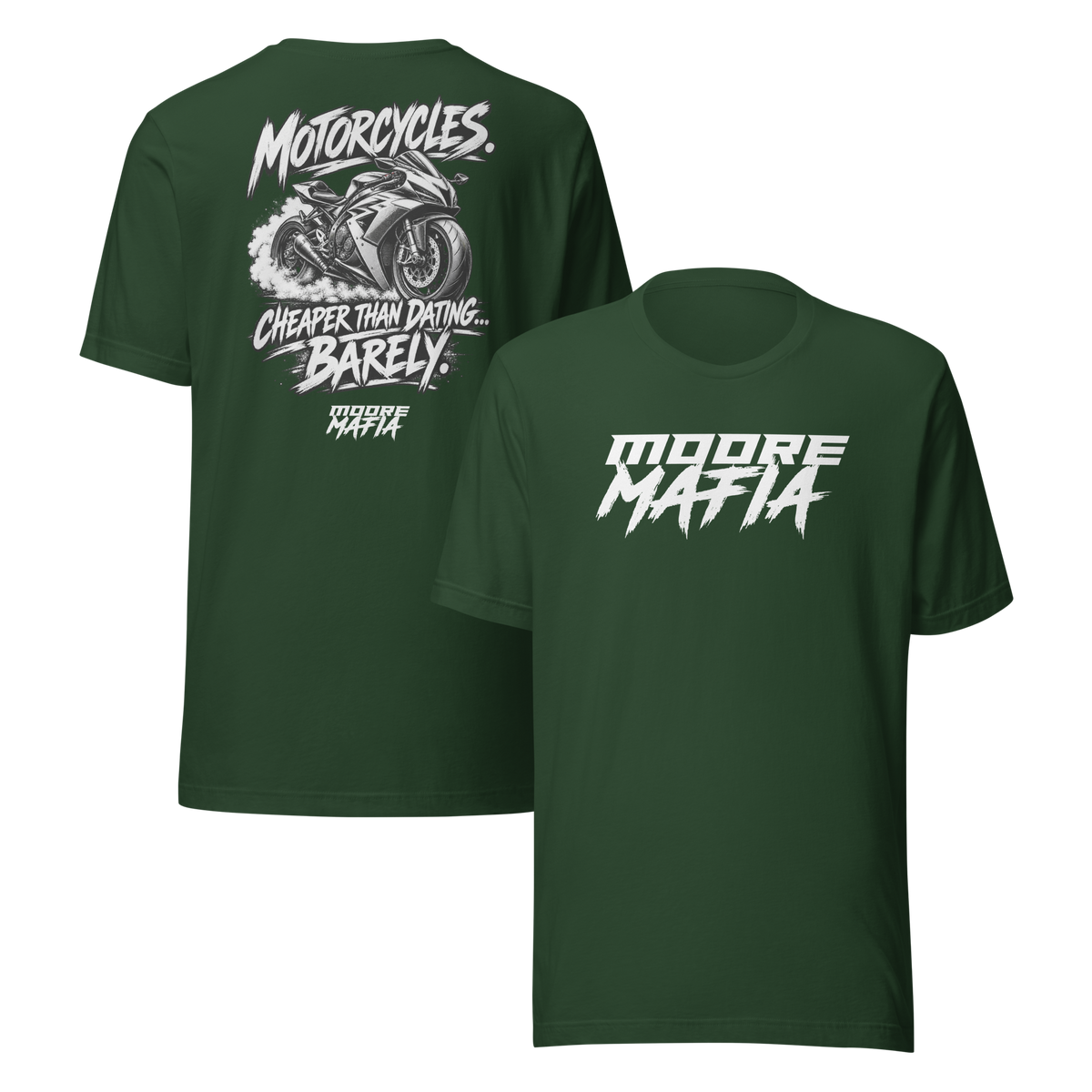 Motorcycles Cheaper Than Dating Barely Unisex T-Shirt ***25,000 BONUS ENTRIES *** ENDS 5PM EST 10/11/2026