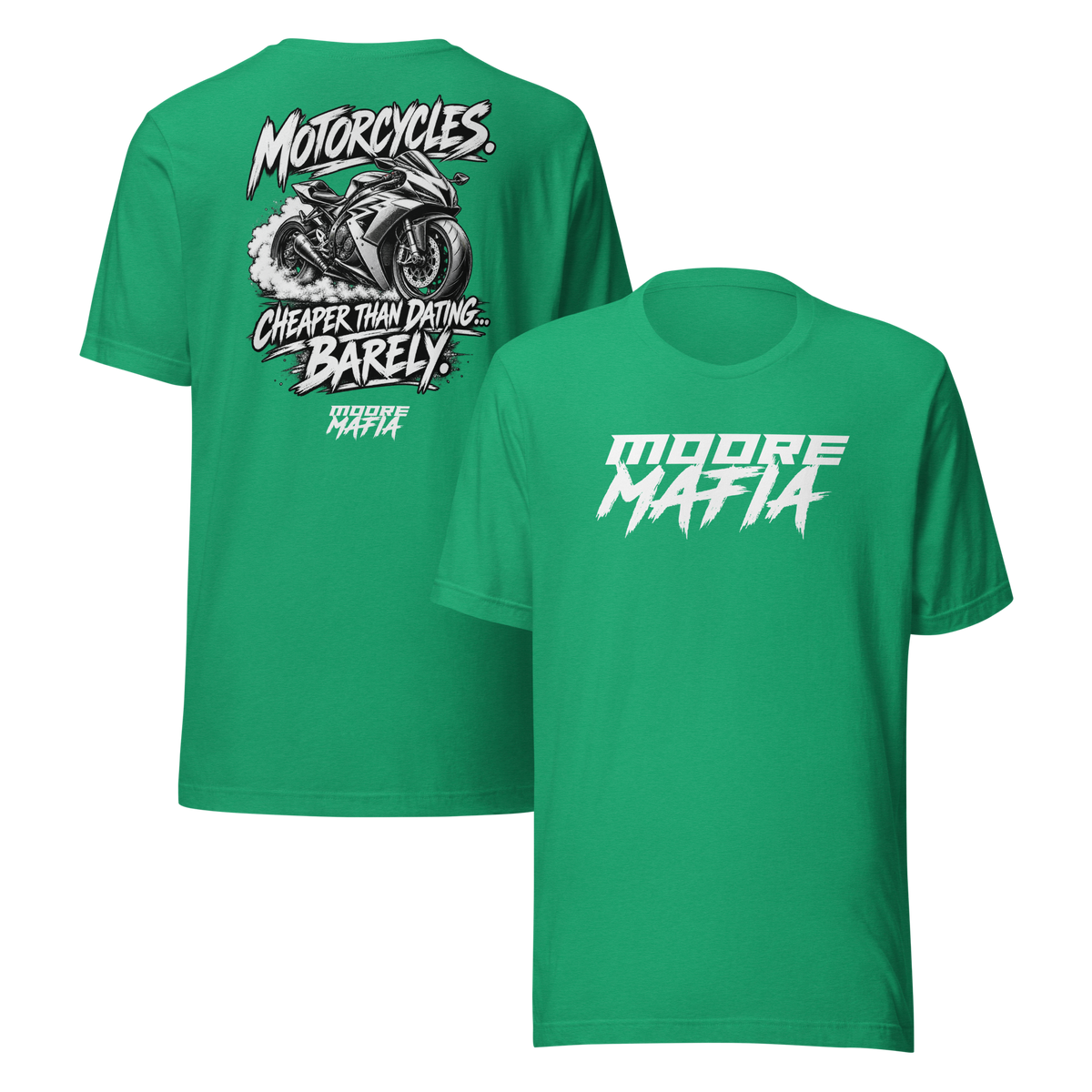 Motorcycles Cheaper Than Dating Barely Unisex T-Shirt ***25,000 BONUS ENTRIES *** ENDS 5PM EST 10/11/2026