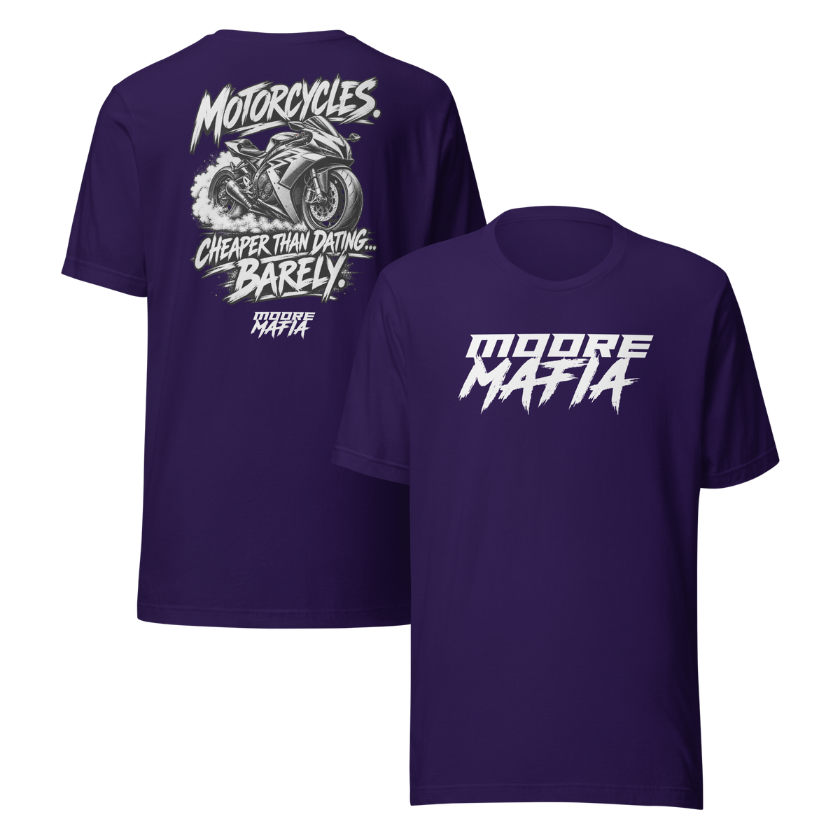 Motorcycles Cheaper Than Dating Barely Unisex T-Shirt ***25,000 BONUS ENTRIES *** ENDS 5PM EST 10/11/2026
