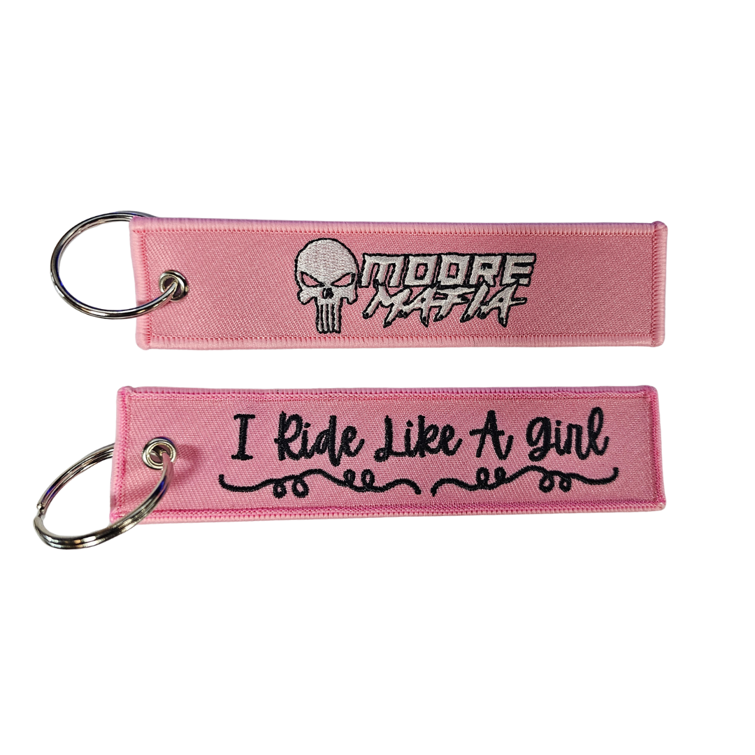 "I Ride Like A Girl" Keychain