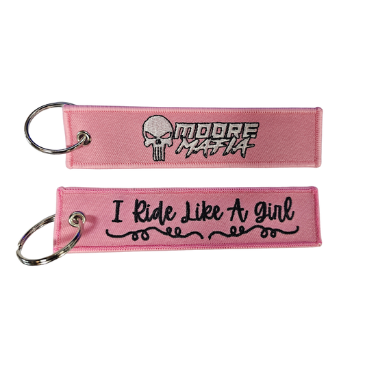 "I Ride Like A Girl" Keychain