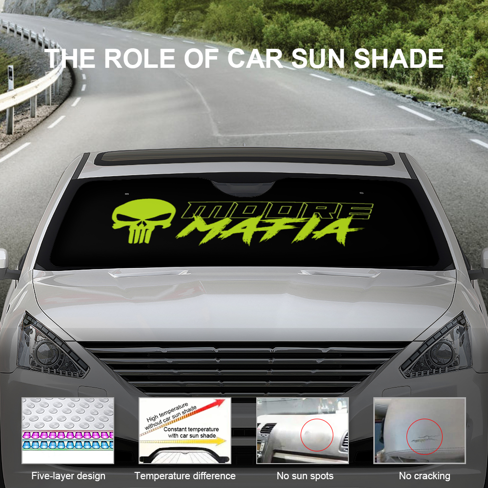 Moore Mafia Windshield Sunshade Car Sun Visor